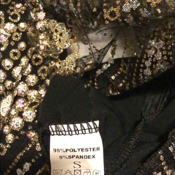 Black glittery bodysuit - Picture 7 of 7